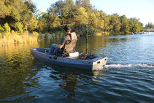 Load image into Gallery viewer, FluxJet electric kayak cruising with jet drive on lake
